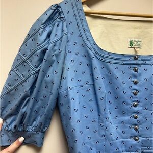 RARE Authentic 80s Vintage Dirndl Trachten Rasp